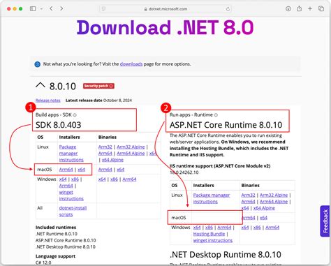 update .net runtime|Download .NET (Linux, macOS, and Windows).